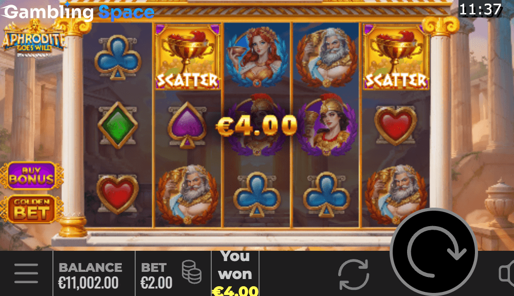 Aphrodite Goes Wild RushingWilds – Screenshot 4