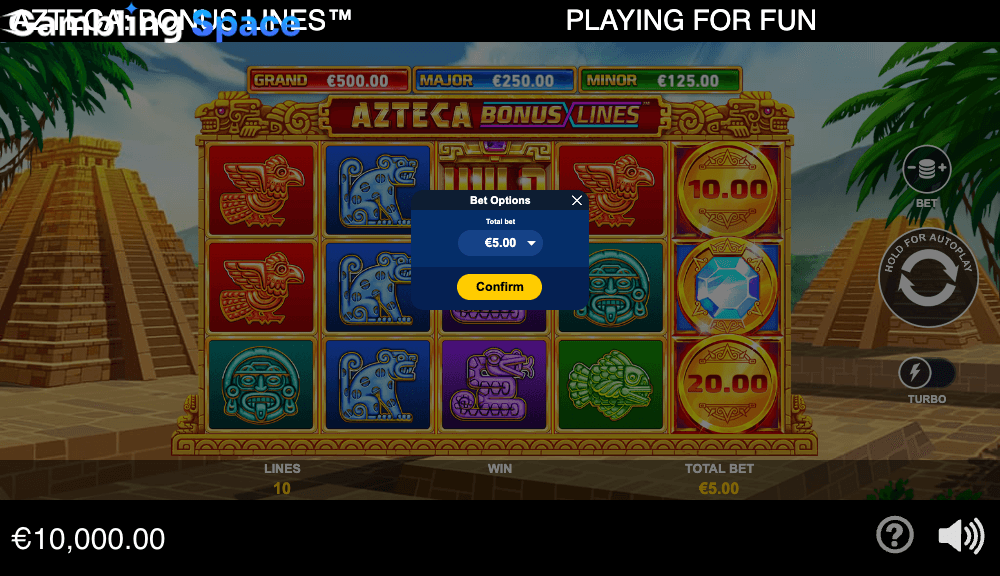 Azteca Bonus Lines – Screenshot 2