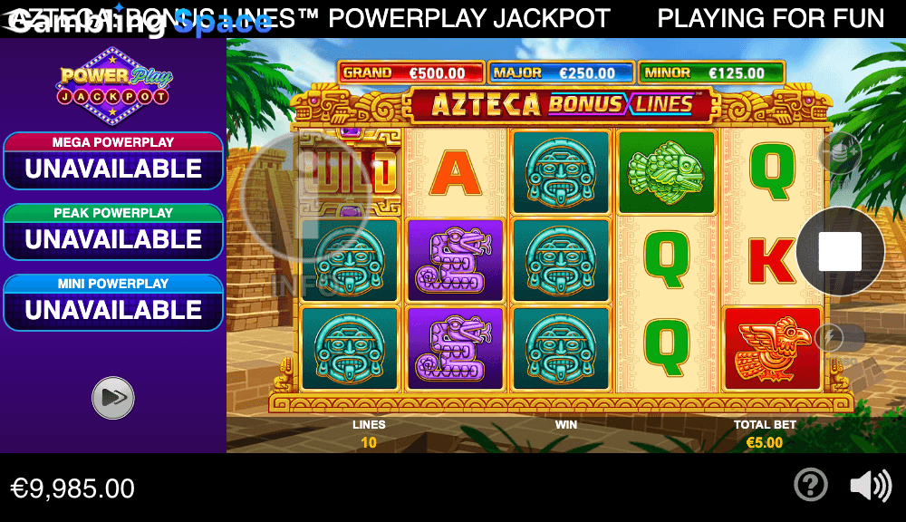 Azteca Bonus Lines PowerPlay Jackpot – Screenshot 6