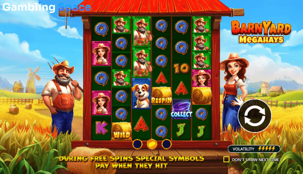 Barnyard Megahays Megaways – Screenshot 1