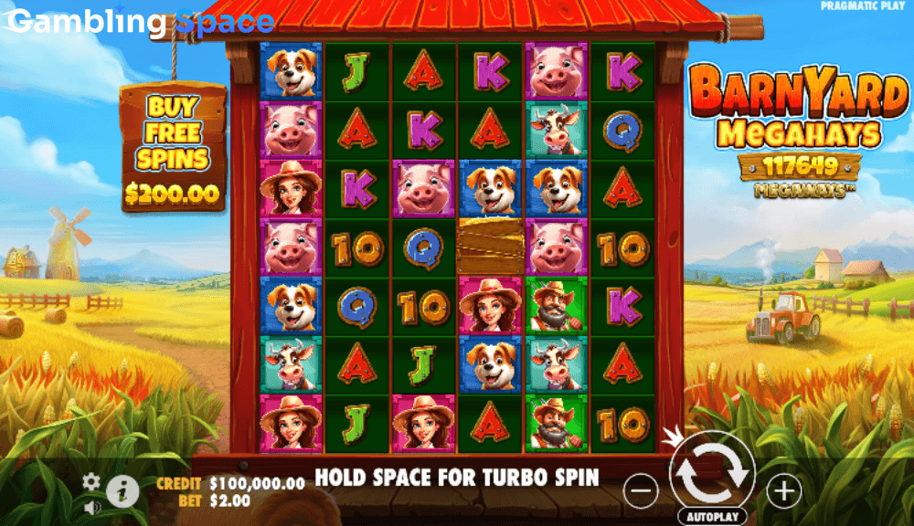 Barnyard Megahays Megaways – Screenshot 2