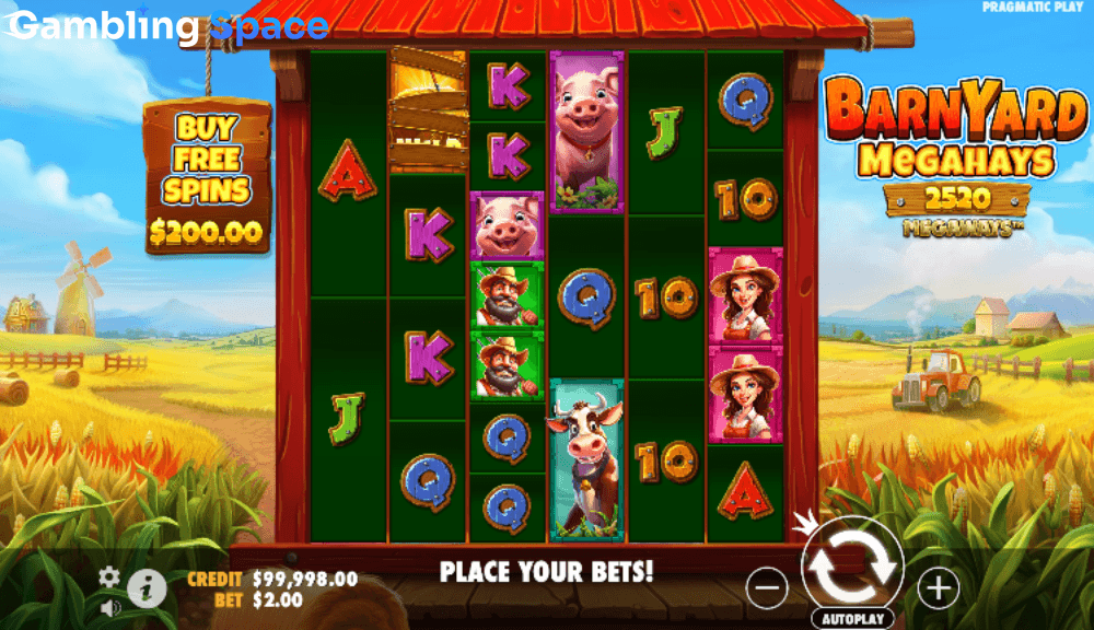 Barnyard Megahays Megaways – Screenshot 3