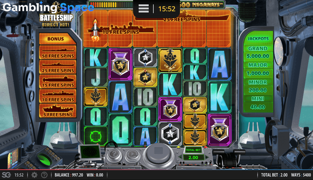 Battleship Direct Hit Megaways – Screenshot 5