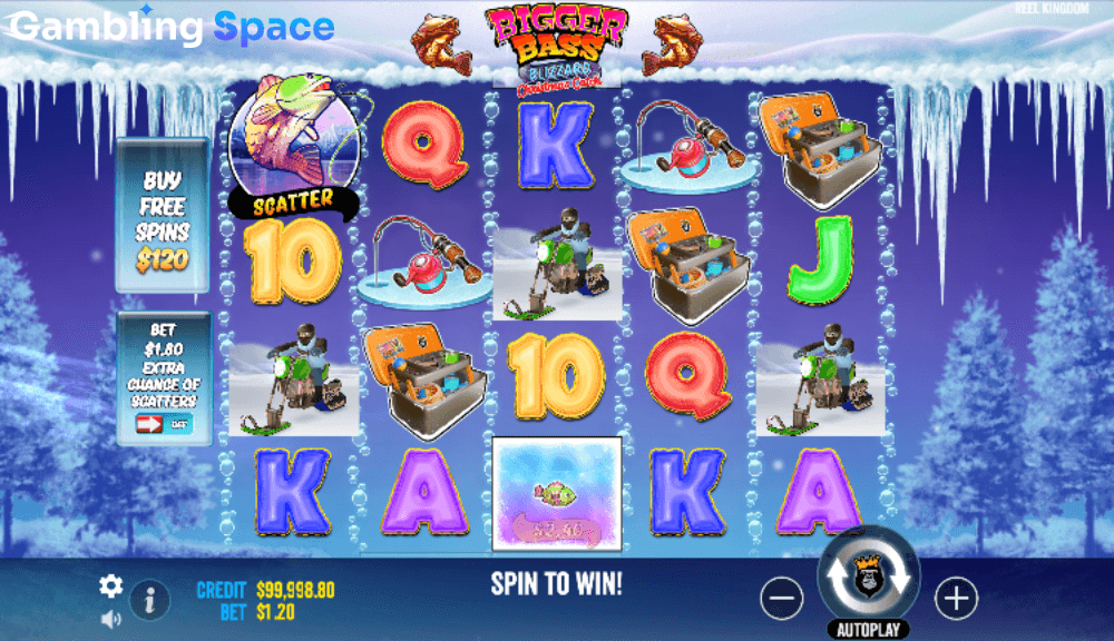 Bigger Bass Blizzard Christmas Catch – Screenshot 3