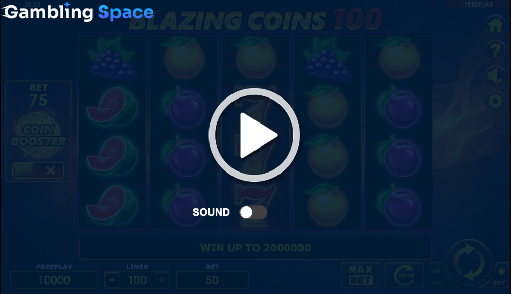 Blazing Coins 100 – Screenshot 1