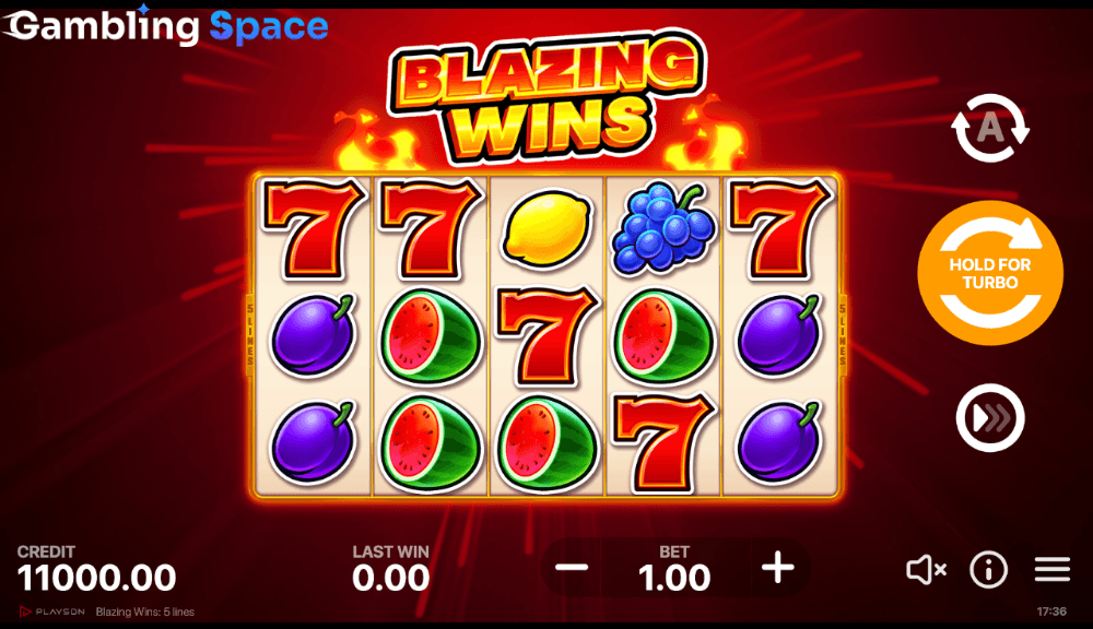 Blazing Wins – Screenshot 2