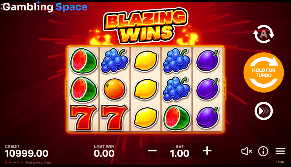 Blazing Wins – Screenshot 3