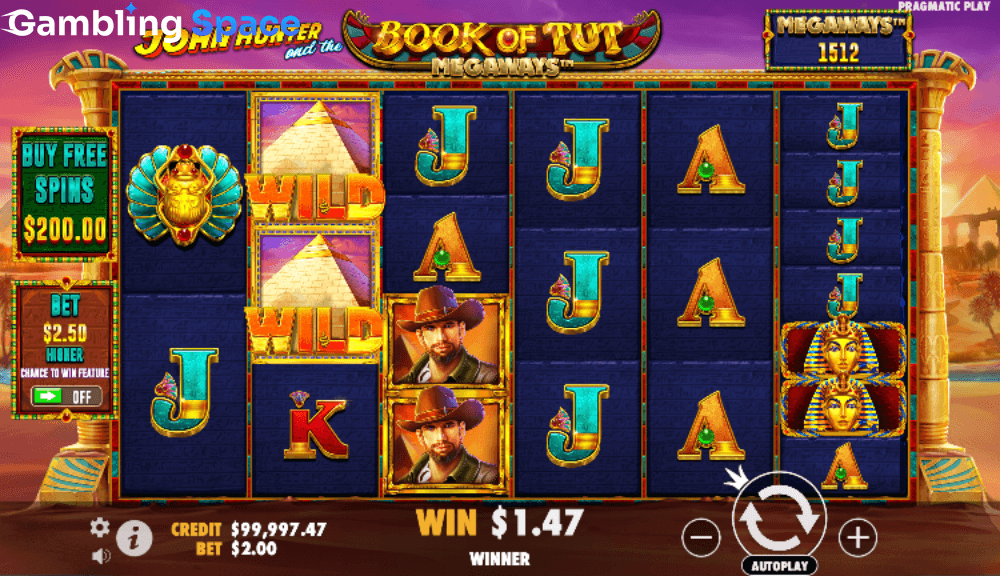 Book of Tut Megaways – Screenshot 4