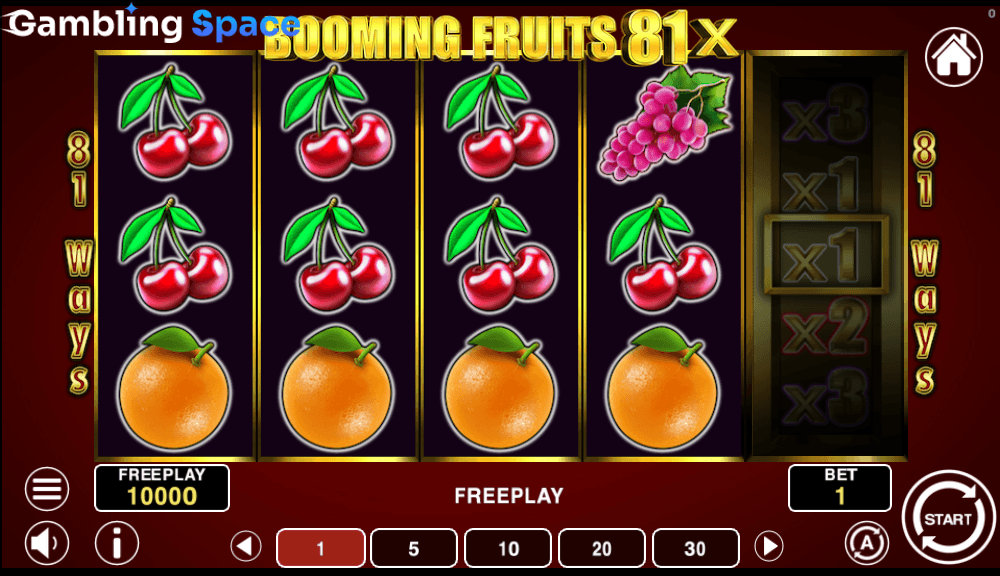 Booming Fruits 81x – Screenshot 2