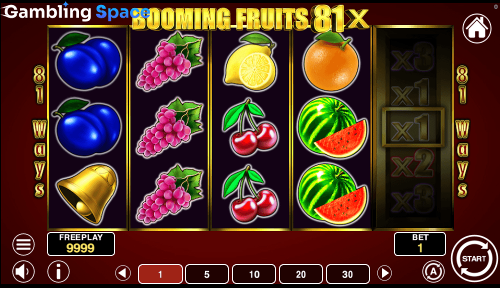 Booming Fruits 81x – Screenshot 3