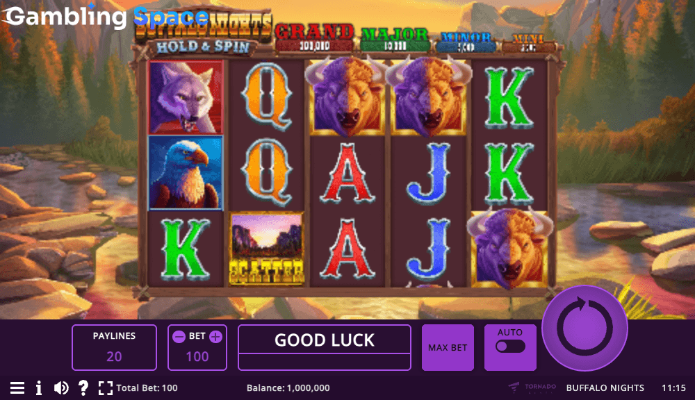 Buffalo Nights Hold & Spin – Screenshot 1