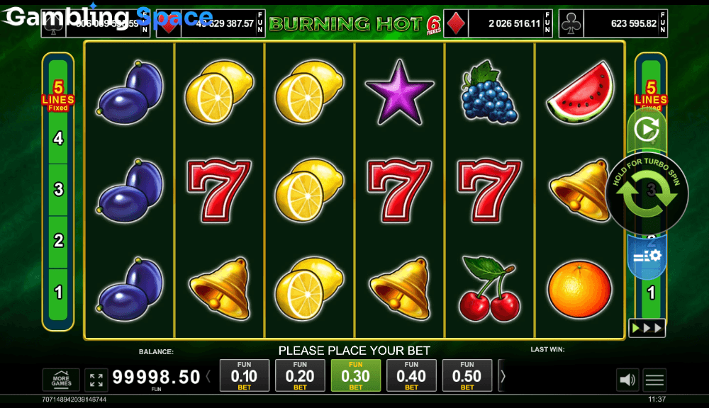 Burning Hot 6 Reels – Screenshot 6