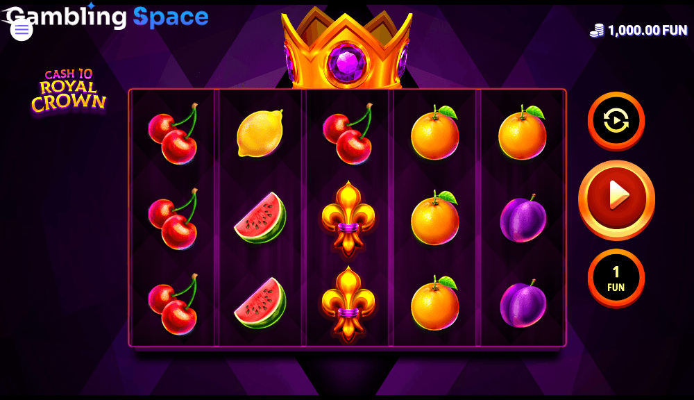 Cash 10 Royal Crown – Screenshot 1