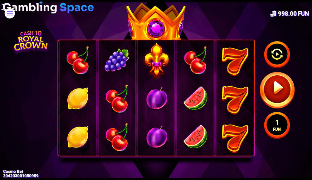 Cash 10 Royal Crown – Screenshot 3