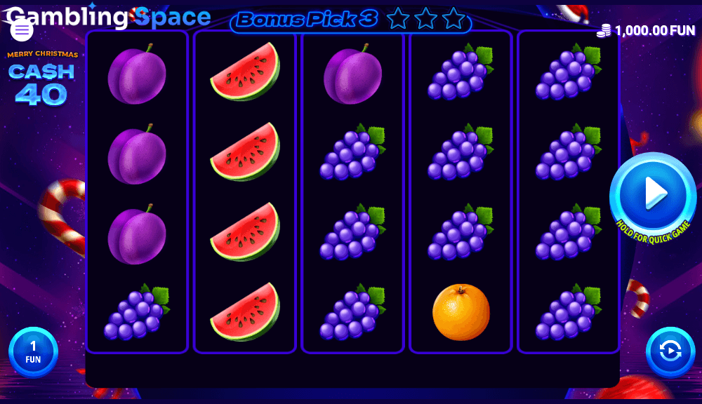 Cash 40 Christmas – Screenshot 1