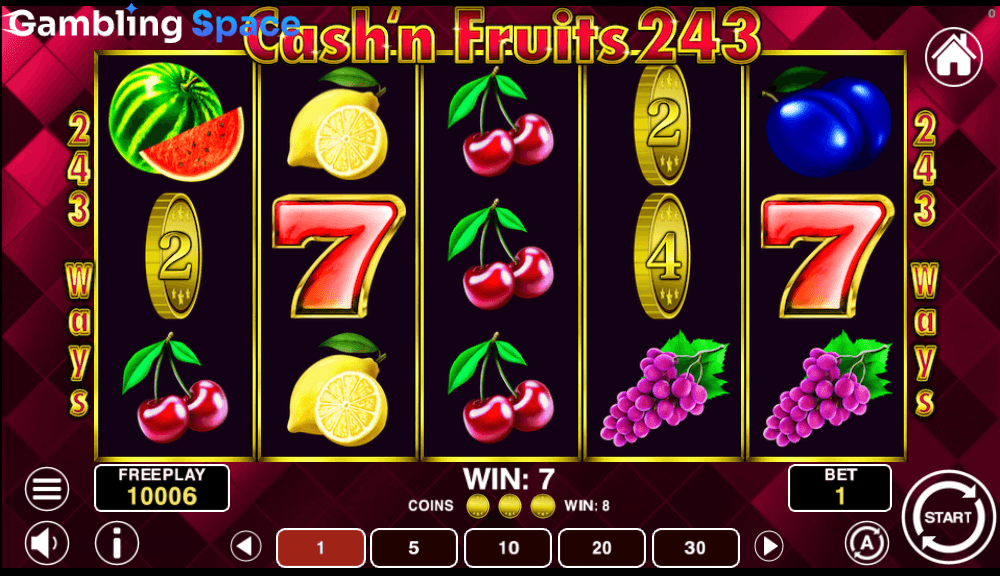 Cash'n'Fruits 243 – Screenshot 3