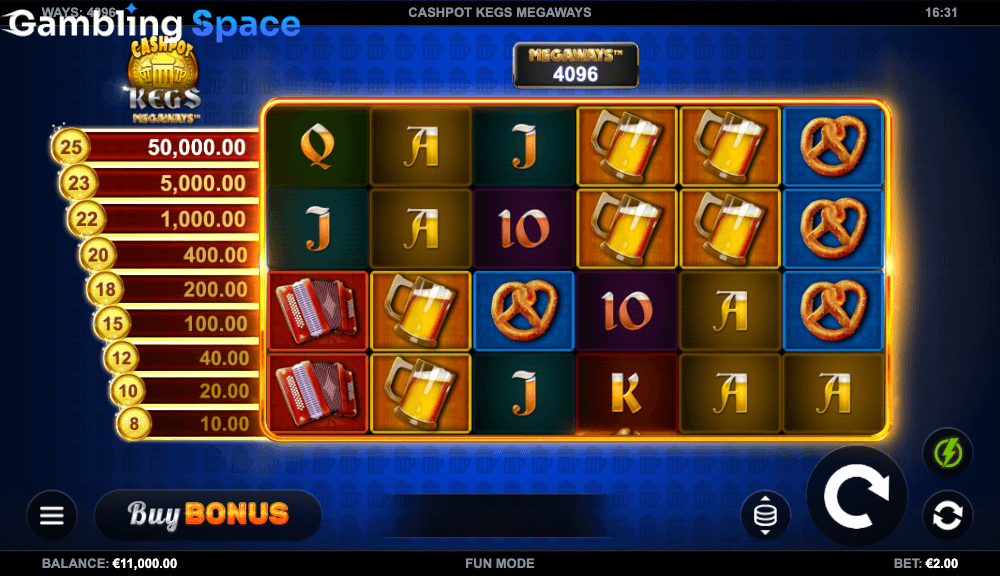 Cashpot Kegs Megaways – Screenshot 2