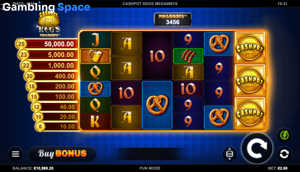 Cashpot Kegs Megaways – Screenshot 5