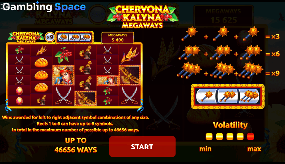 Chervona Kalyna Megaways – Screenshot 1
