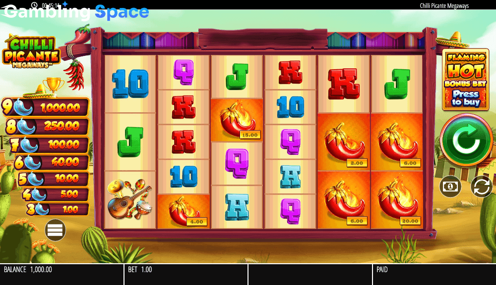 Chilli Picante Megaways – Screenshot 3