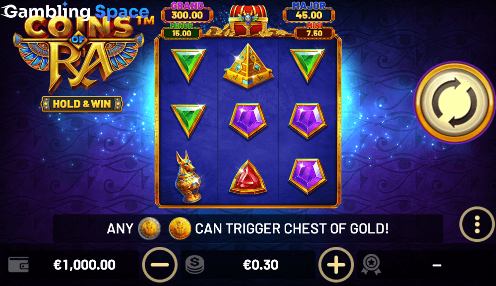 Coins of Ra – Screenshot 1