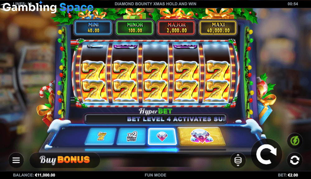 Diamond Bounty Xmas Hold and Win – Screenshot 1
