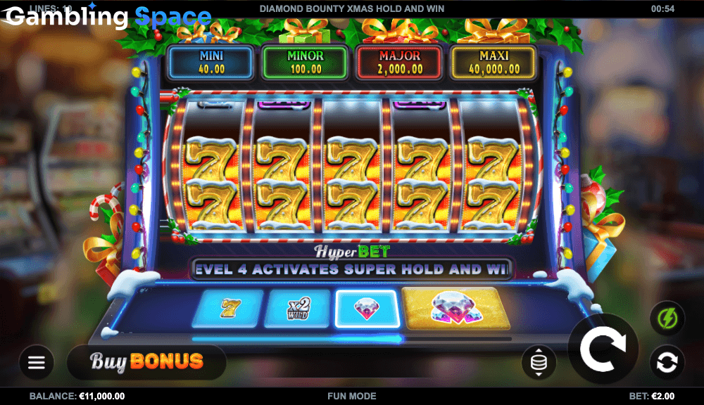 Diamond Bounty Xmas Hold and Win – Screenshot 2