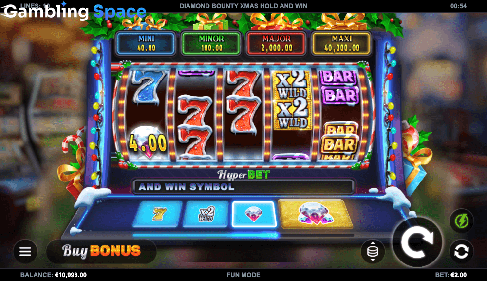 Diamond Bounty Xmas Hold and Win – Screenshot 3
