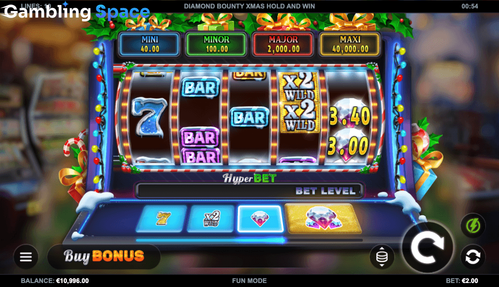 Diamond Bounty Xmas Hold and Win – Screenshot 4