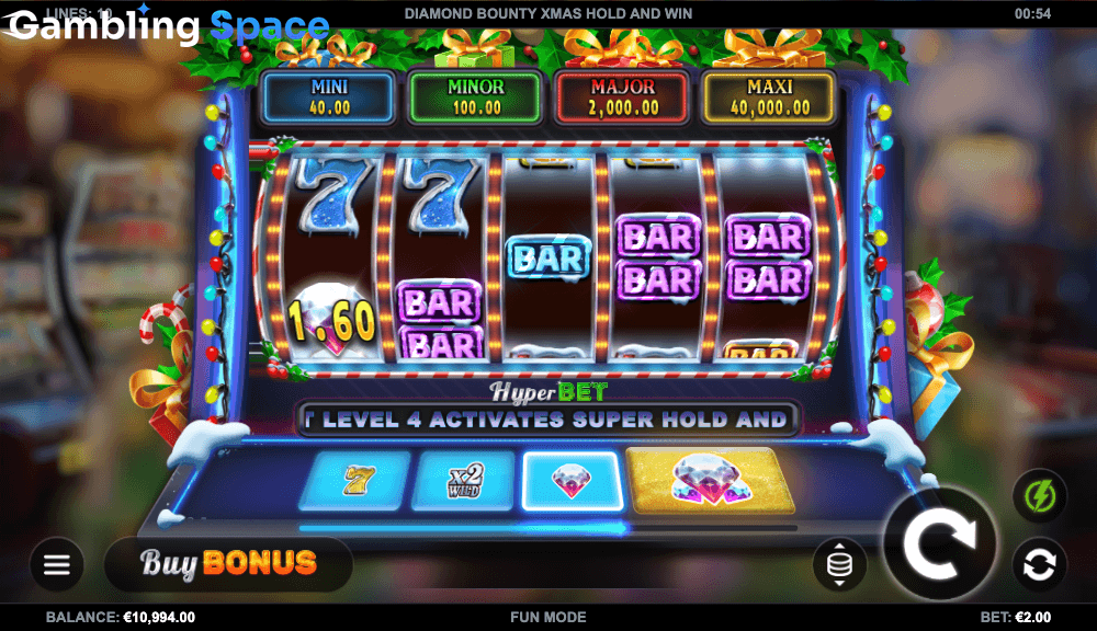 Diamond Bounty Xmas Hold and Win – Screenshot 5