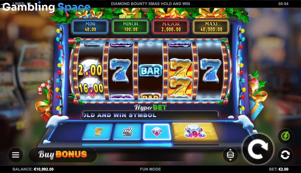 Diamond Bounty Xmas Hold and Win – Screenshot 6