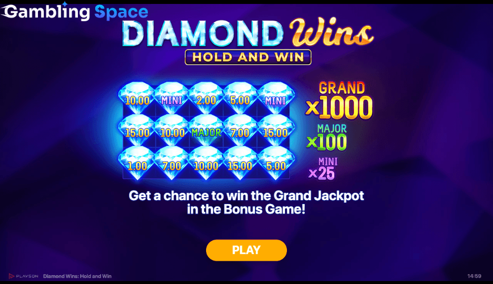 Diamond Wins: Hold and Win – Screenshot 1