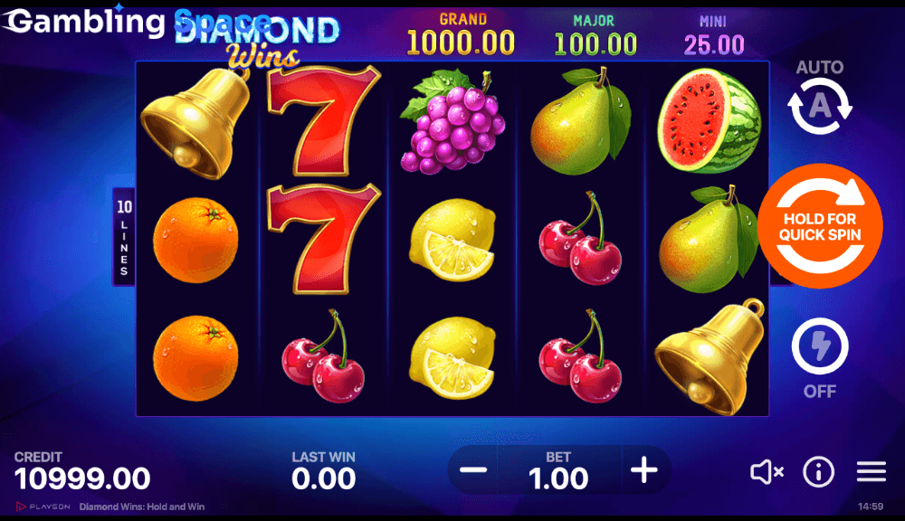 Diamond Wins: Hold and Win – Screenshot 3