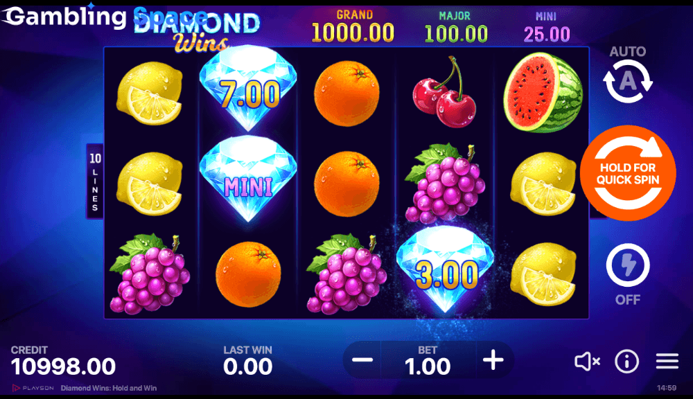 Diamond Wins: Hold and Win – Screenshot 4
