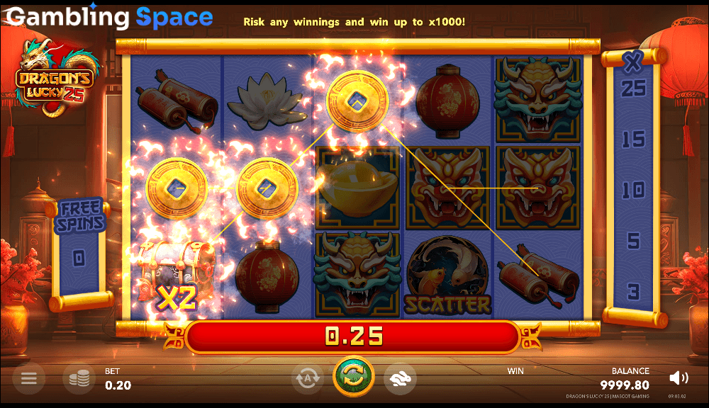 Dragon's Lucky 25 – Screenshot 2