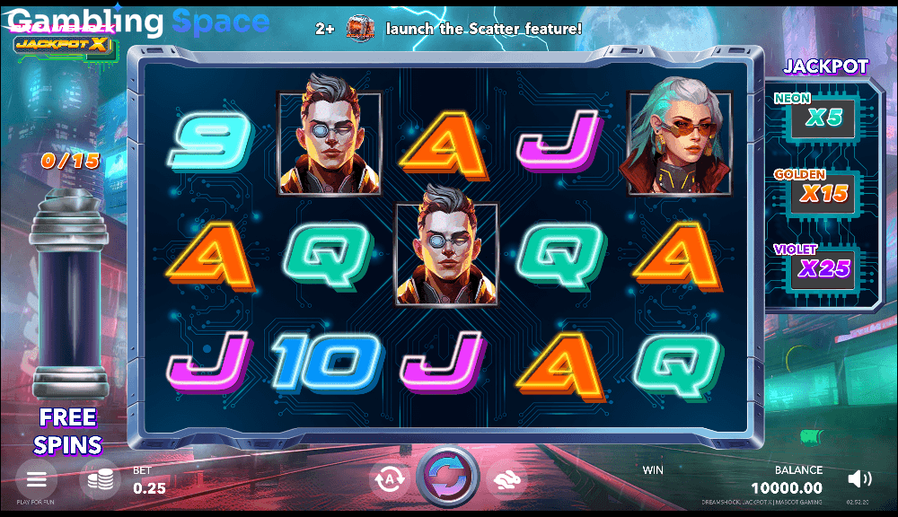 Dreamshock: Jackpot X – Screenshot 1