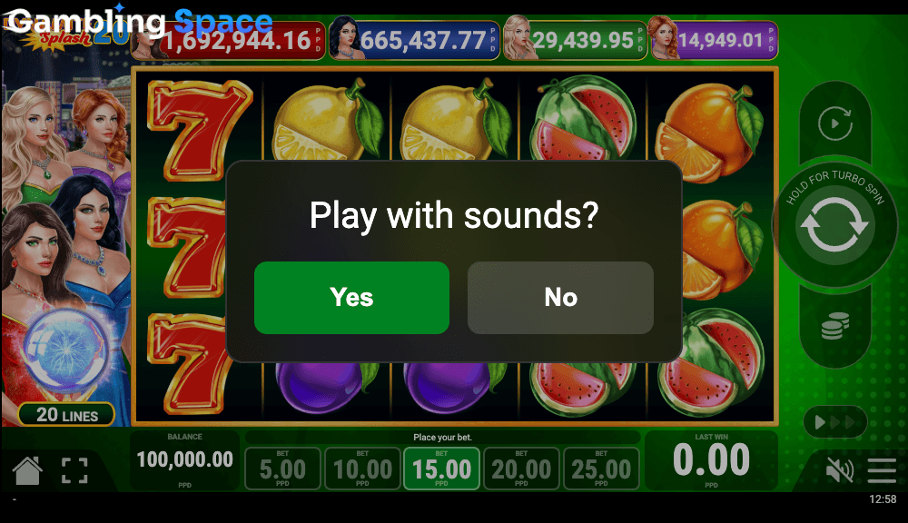 Dynamite Splash 20 – Screenshot 1
