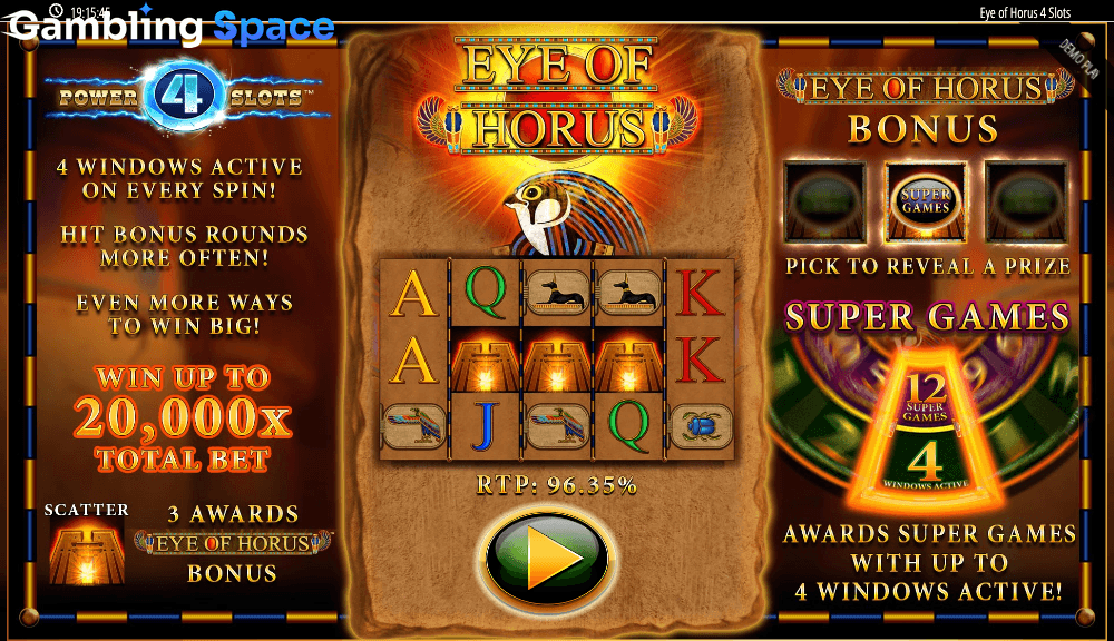 Eye Of Horus Power 4 Slots – Screenshot 2