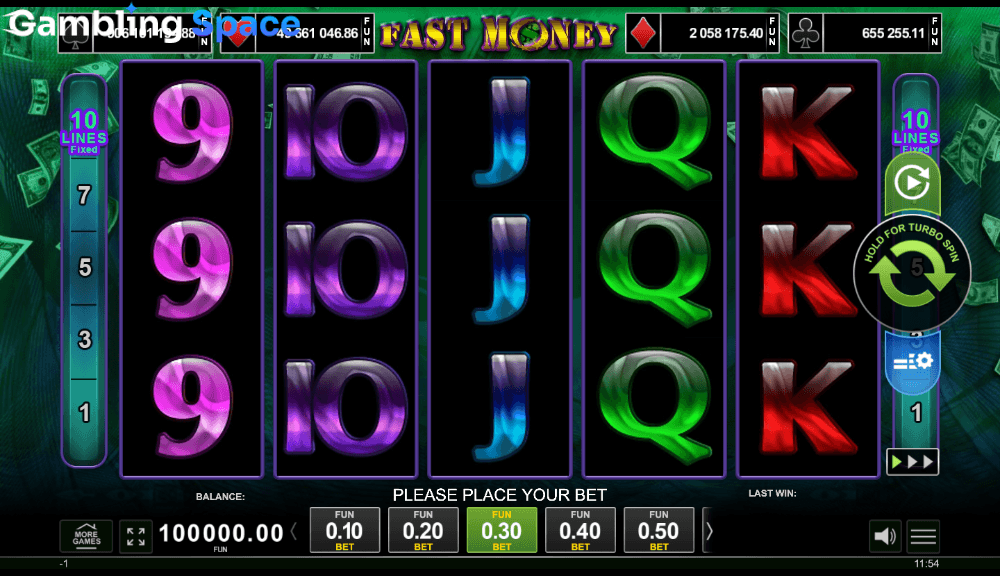 Fast Money – Screenshot 1