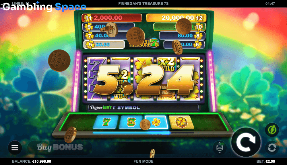 Finnegan's Treasure 7s – Screenshot 4