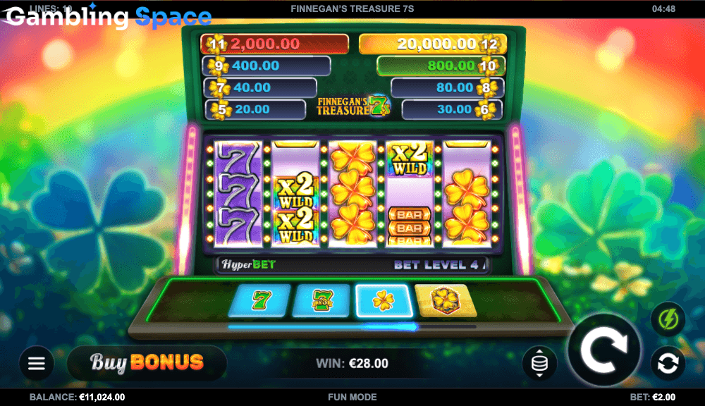 Finnegan's Treasure 7s – Screenshot 5