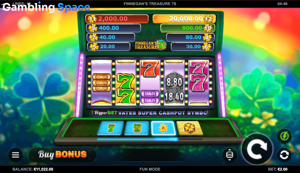 Finnegan's Treasure 7s – Screenshot 6