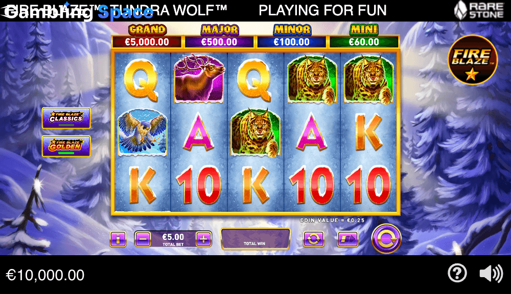 Fire Blaze Golden: Tundra Wolf – Screenshot 2