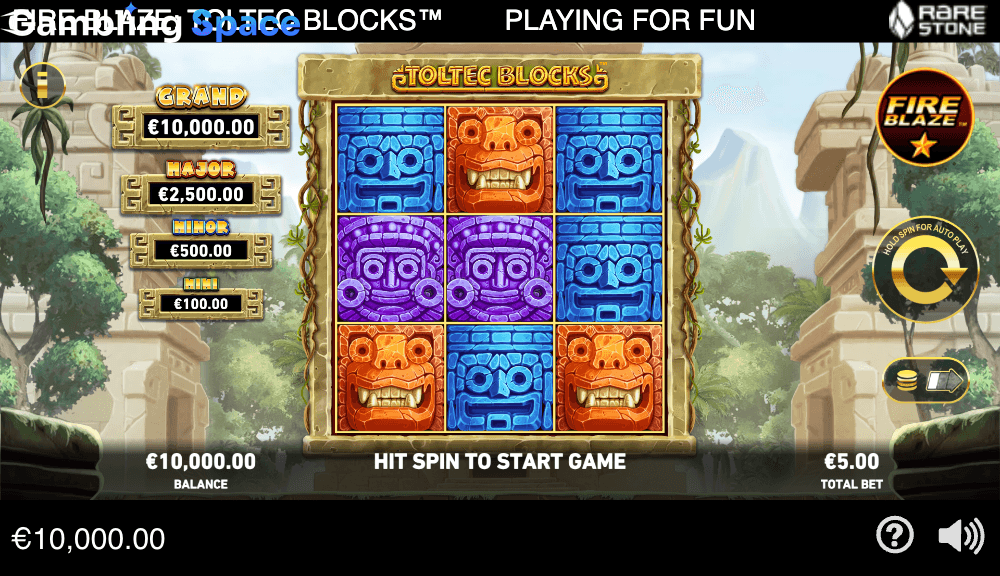 Fire Blaze Toltec Blocks – Screenshot 2