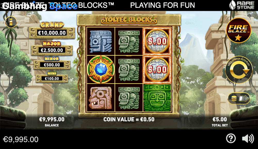 Fire Blaze Toltec Blocks – Screenshot 3
