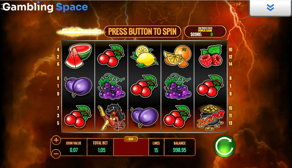 Fire Burner Slot – Screenshot 2
