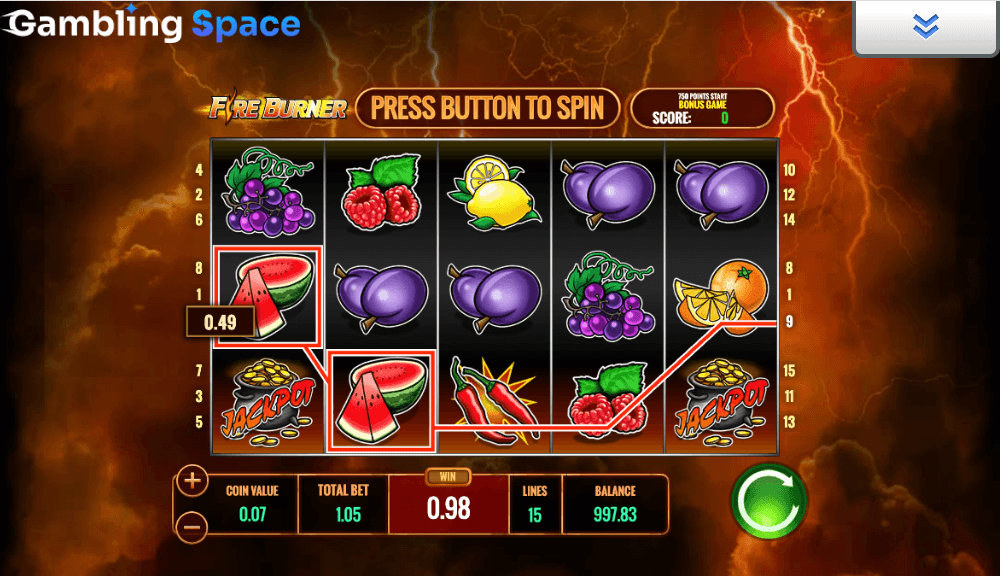 Fire Burner Slot – Screenshot 4