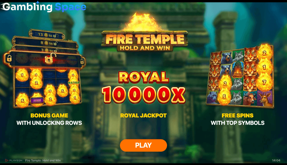 Fire Temple: Hold and Win – Screenshot 1