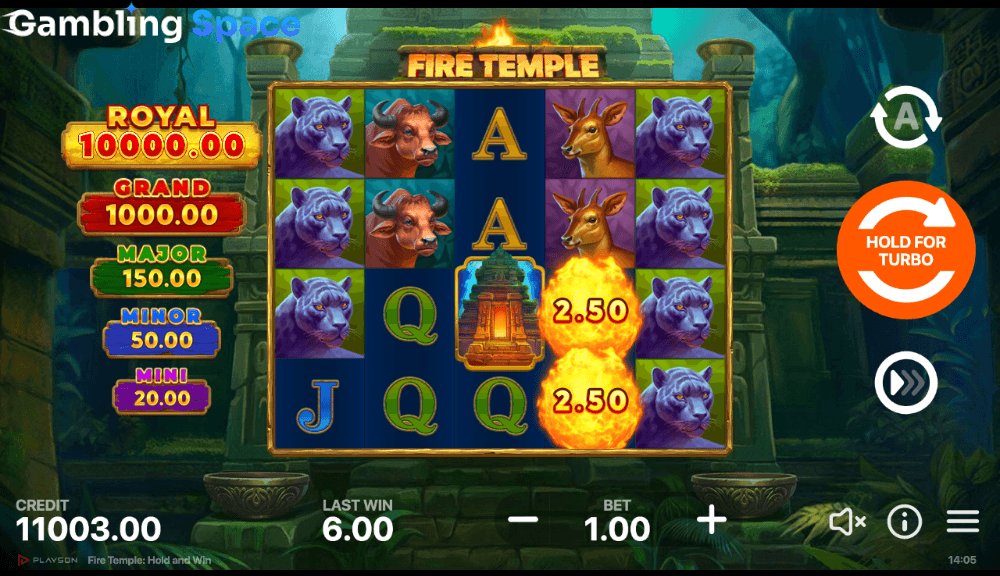 Fire Temple: Hold and Win – Screenshot 5