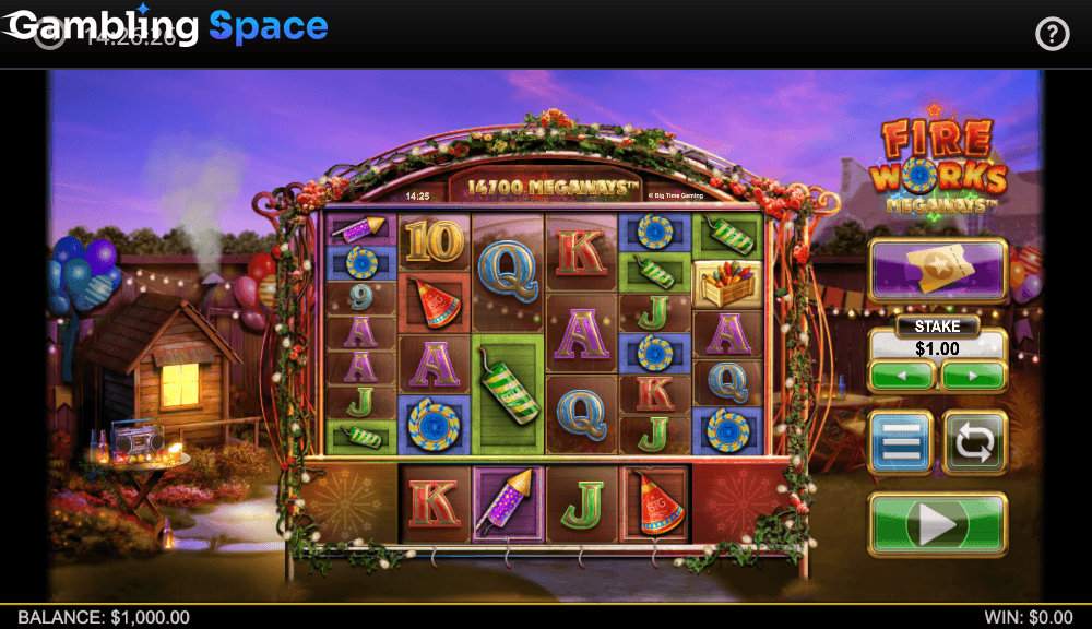 Fireworks Megaways – Screenshot 3